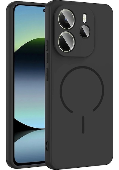 Xiaomi Redmi Note 14 4g Kılıf M-safe Şarj Özellikli Zore Meta Kapak Çok Renkli