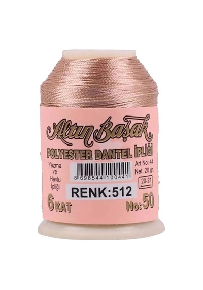 Hubrendy Tedarik Altınbaşak Oya Ve Dantel İpi 20 Gr - Royaleks - No: 512