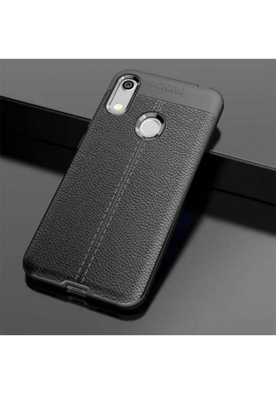 Huawei Y6S 2019 Kılıf Zore Niss Deri Desenli Silikon Kılıf