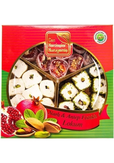 Narlı & Antep Fıstıklı Lokum 450 Gr