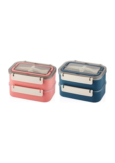 Vagonlife Beslenme Kutusu Lunch Box Paslanmaz Çelik Bl2221-2 Çok Renkli