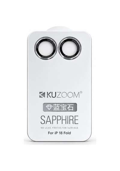 Sapphire İphone Duo Uyumlu Safir Kamera Lens Koruyucu Cam 2'li Gıa Sertifikalı Mohs 9 - Beyaz