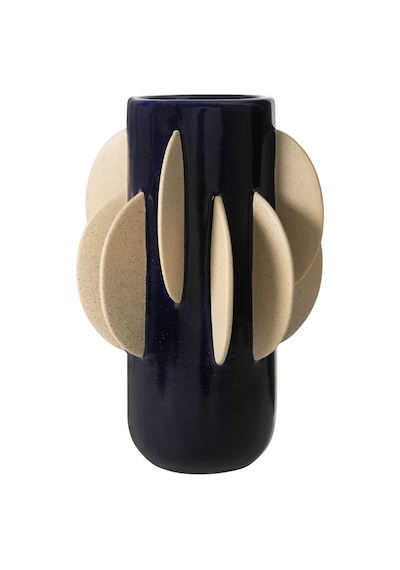 Mudo Home Coast Navy Vazo 21x21x27cm Lacivert