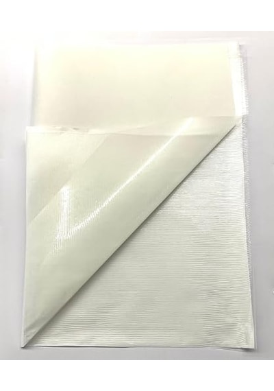 Bsn Tela 1x1 Metre 50 Micron - Çift Taraflı Yapışkan Tela - Arma Yapıştırma Telası - Laminasyon Telası - Dikiş