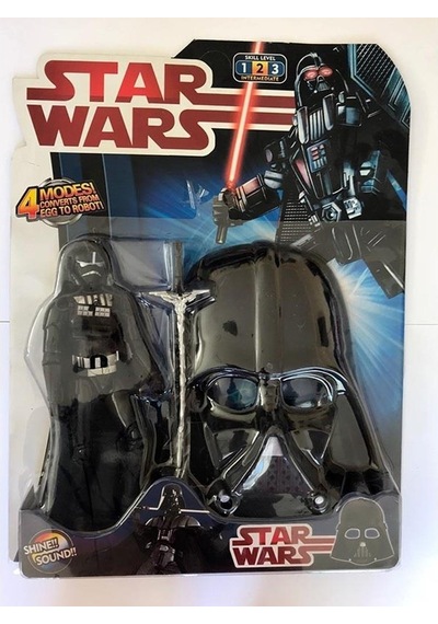 Sesli Işıklı Star Wars Figür Maske Seti - Darthvader Figür - Yıldız Savaşları Figür - Stormtrooper Diğer