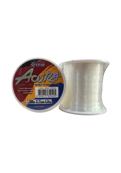 Captain Acura 1.000mt 0.35mm Monofilament Bobin Misina Beyaz
