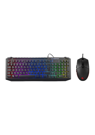 Rampage KB-R310 Broker Kablolu Gökkuşağı Aydınlatmalı Oyuncu Klavye Mouse Set