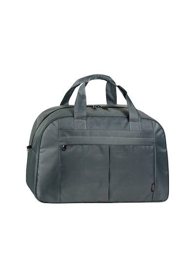 Galb Leather Komple Astarli 1 Kalite Capraz Askilikli Seyahat Cantasi Gri