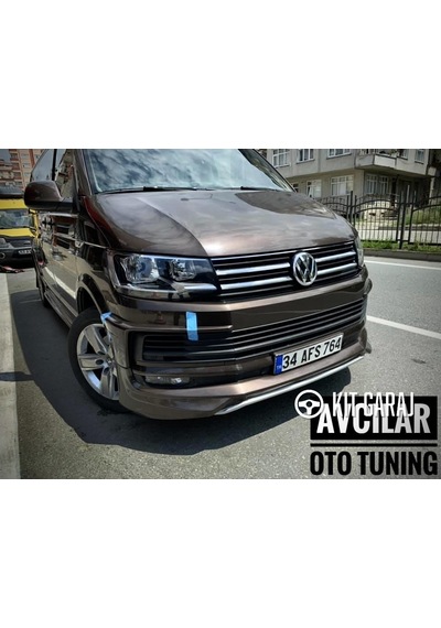 Kit Garaj Volkswagen Transporter T7 Abt 3 Parça Ön Ek Plastik Boyasız