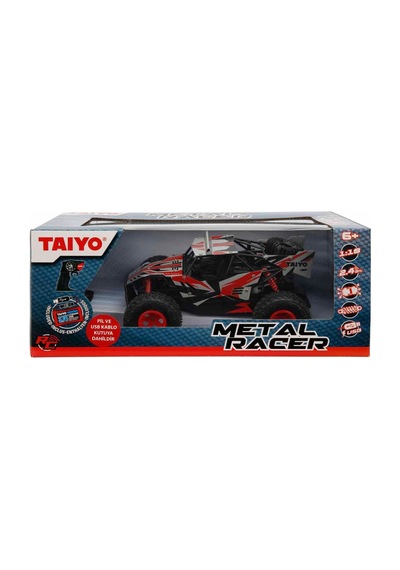 Taiyo 1:18 Metal Racer Usb Şarjlı Uzaktan Kumandalı Araba Kırmızı G1914152224n1-1