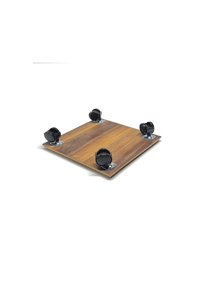 Kaplamalı Kare Ahşap Saksı Altlığı Damacana Tüp Saksı Sehpas 30x30 Cm