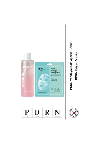Dermal Yenileyici Sıkılaştırıcı Yaşlanma Karşıtı Pdrn Tonik 250 Ml Ve Dermal Pdrn Eriyen Maske 34 Gr