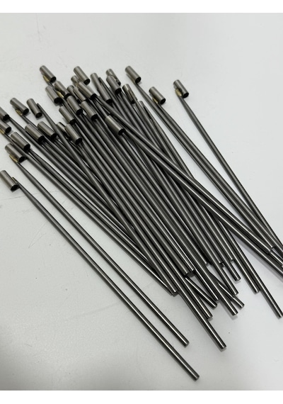 Tekstil Makinesi Düz Uçlu İplik Kılavuz İğnesi 5x18 50 Adet