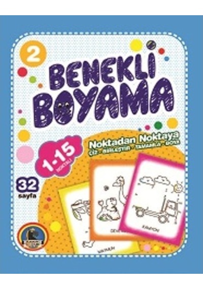 Karatay Benekli Boyama Kitabı-2 1-15 Noktalı