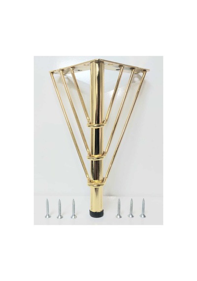 20 Cm Gold Metal Telli Mobi Lya Ayaği 4 Adet Metalik