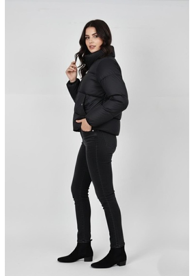 Baglan Kadın Oversize Şişmet Spor Mont M5006 Bgl-st04909 Siyah