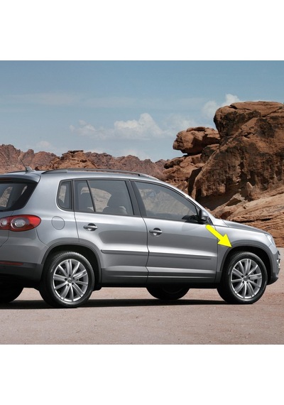 Vw Tiguan 2008-2011 Sağ Ön Çamurluk Dodik Plastik Çıta 5n0854732a