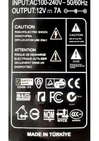 Çakmak Adaptörü Araç Çakmaklık Çevirici Oto Buzdolabı Ev Tipi Çevirici Adaptör7amper/12volt