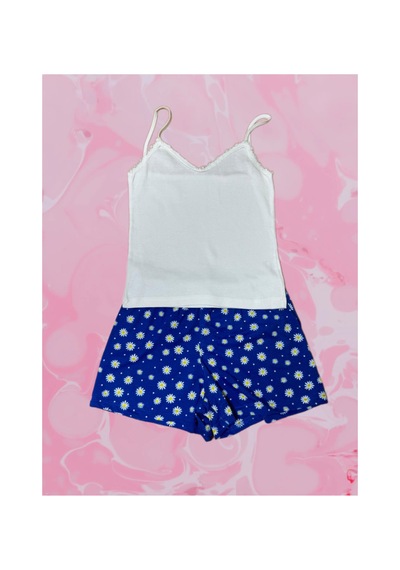Pazarız Pembecin Şortlu Pijama Takımı Babydol İp Askılı Yazlık Pamuklu Kolsuz Beyaz Askılı Mavi Çiçekli Mavi Pazarız Pembecin Şortlu Pijama Takımı Babydol İp Askılı Yazlık Pamuklu Kolsuz Beyaz Askılı Mavi Çiçekli Mavi