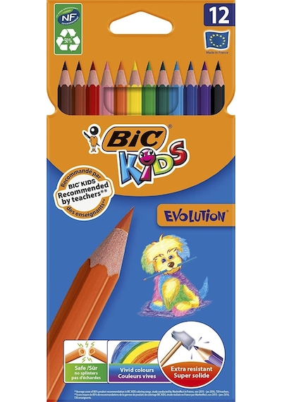 Bic Evolution Kuru Boya Kalem Seti - 12'li