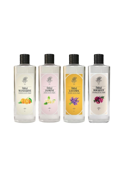 Rebul Bouquet + Mandalina + Jasmine + Lavanta Kolonya 4 x 250 ML