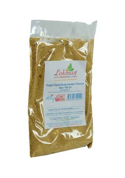 Hardal U Öğütülmüş Doğal Sarı 100 Gr Paket