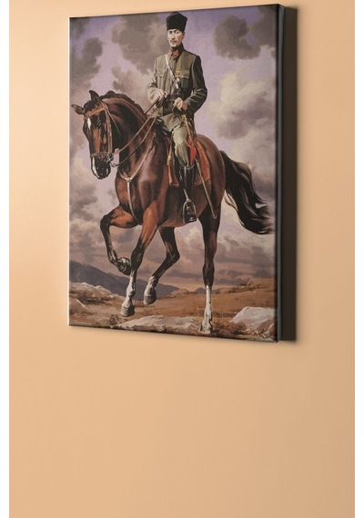 Webstyle Sayılarla Boyama Seti Kasnaklı Atatürk Cephede 60 X 75 Cm