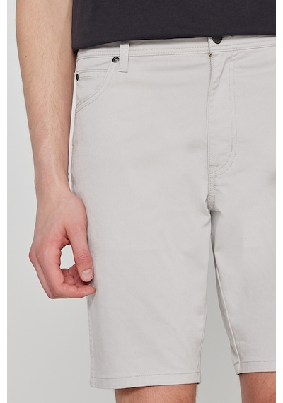 Wrangler Slim Fit Dar Kesim Normal Bel Pamuklu Taş Rengi 5 Cep Şort