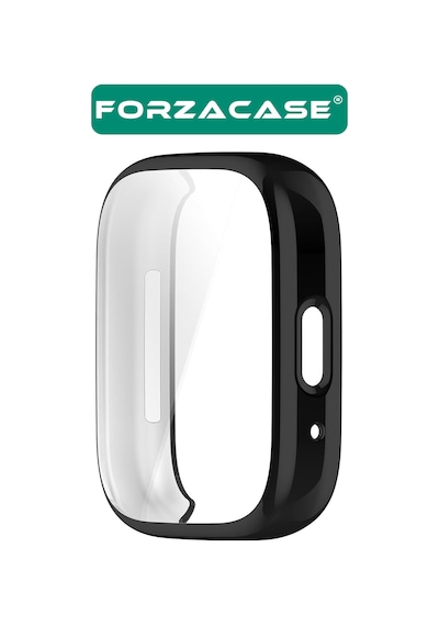 Forzacase Xiaomi Redmi Watch 3 Active İle Uyumlu Önü Kapalı Ekran Korumalı Silikon Kılıf - Fc256 Siyah