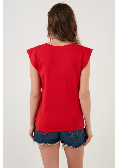 Lela Bayan T Shirt 5864019 KIRMIZI Kırmızı