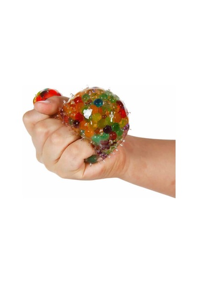 Yumuşak Fışkıran Renkli Stres Topu Globbie Spiky Squeese Ball