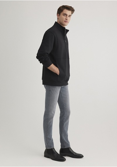 Mavi - Yarı Fermuarlı Siyah Sweatshirt 0s10331-900 Siyah
