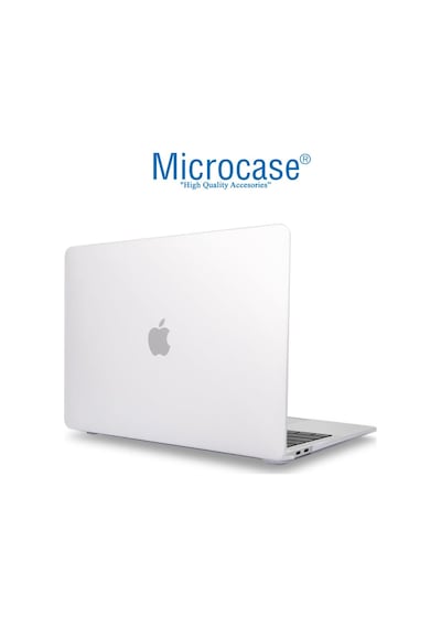 Apple Uyumlu MacBook Air 13 M1 Chip A2337 Shell Rubber Kılıf - Şeffaf