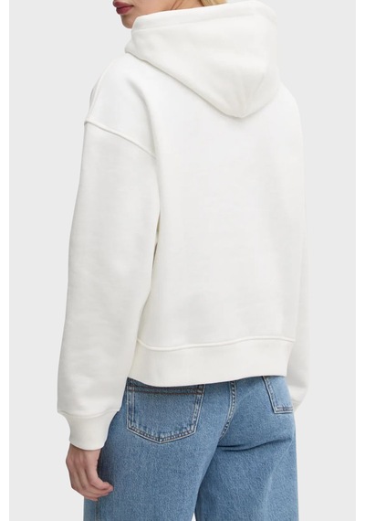Tommy Jeans Bayan Sweat Dw0dw19414 Ybl Beyaz Beyaz