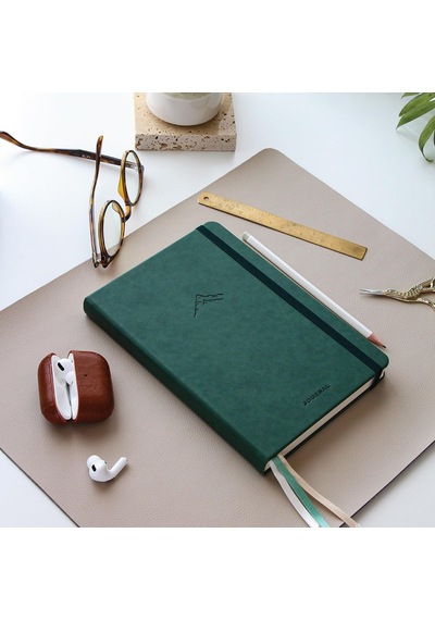A5 Bullet Journal Noktalı Defter 140 Gr. 80 Yaprak Forest Yeşil