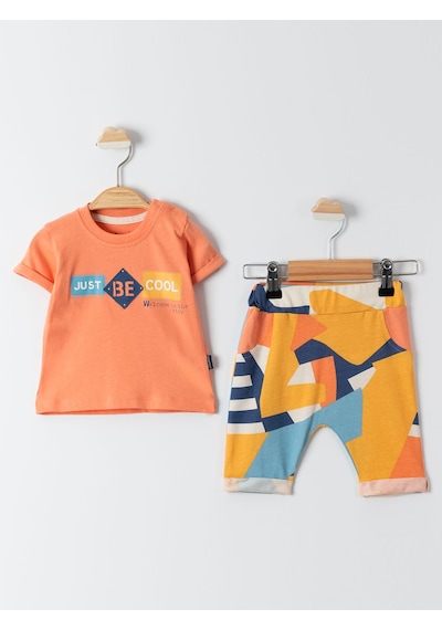 Miniworld Kız Bebek Takım 6-18 Ay Oranj 17d17823924s1-3 Oranj