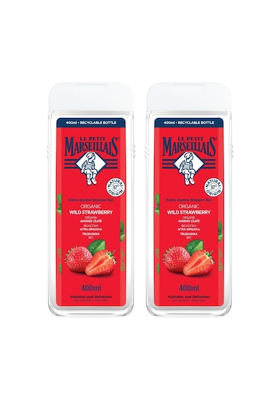 Le Petit Marseillais Lpm Duş Jeli Akdeniz Çileği 400 Ml 1+1 Set 285 ML
