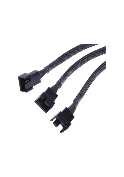 4 Pin Fan Çoklayıcı Y Pwm Çoklayıcı Splitter Kablosu 3 Pin 3 Port