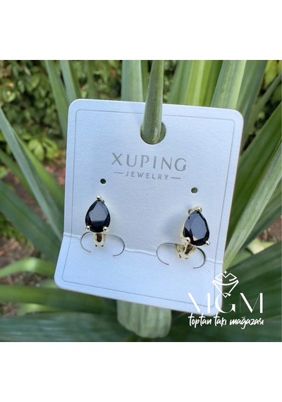 Xuping Taşlı Su Damlası Küpe Çok renkli 66642363