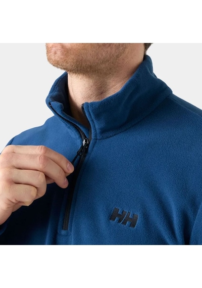 Helly Hansen Hh Mount Fleece Erkek Yarım Fermuarlı Polar Hh.12001 Hha.507 Mavi
