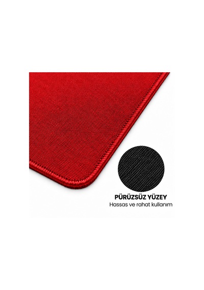 Hadron 1723s Mouse Pad 170 X 230 Mm Kırmızı