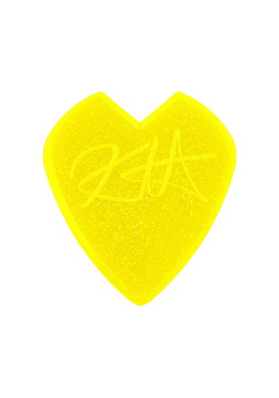 47pkh3nys Kirk Hammett Gitar Penası Yellow Sparkle Jazz Iıı 6'lı Paket Pena 1.38 Mm