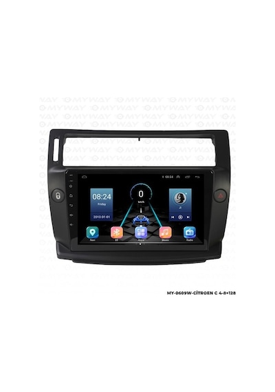 Myway Citroen C4 Android Multimedya Carplay Navigasyon Ekran - 8gb Ram+128 Gb Hdd - Myway