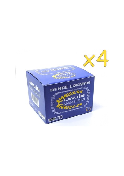 Dehre Lokman Lavjin Masaj Kremi 4 x 80 G