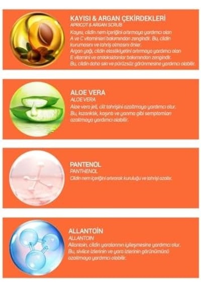 Aydınlatıcı Vücut Peeling Scrub Gel 150 Ml