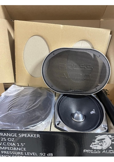 Oval Midrange 140 Rms Alüminyum Kurşun Göbek