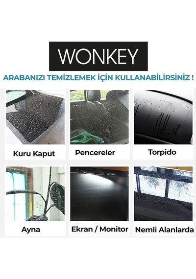 Mikrofiber Temizlik Bezi 5'li Paket, 60x40 Cm Çok Amaçlı Sihirli Araba Cam, Toz, Mutfak, Oto Ve Motosiklet Temizlik Bezi Belirtilmemiş