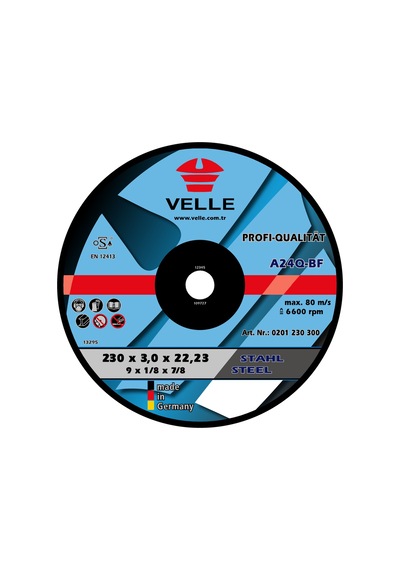 Velle 230x3 Metal Kesme Taşı
