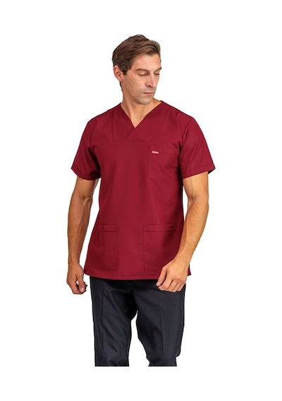 Zarf Yaka Erkek Tek Üst - 19 Bordo-6350