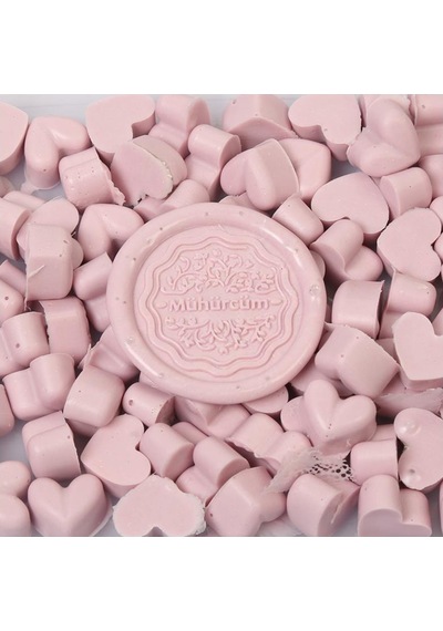Mühür Mumu Eritme Kalp Boncuk Paket Model No: 31 ŞEKER PEMBE